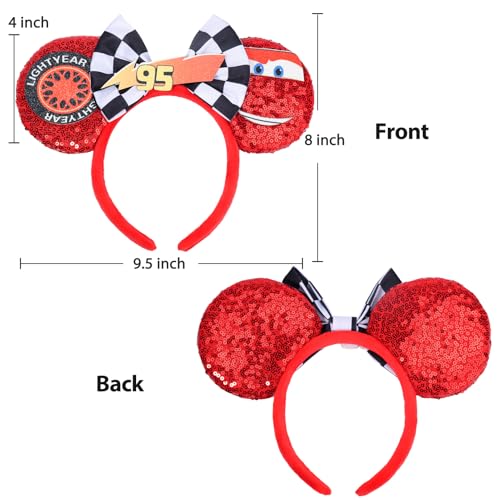 UNSPAZ Mouse Ears Headband Spun for Kids