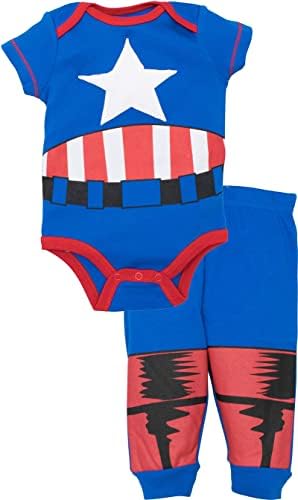 Marvel Avengers infant boys bodysuit pants