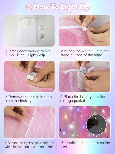 Light-Up Princess Costumes for Girls
