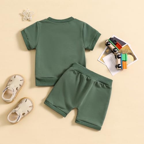 Perfectutschu Toddler Boys 2-Piece Set for Soft comfy Essentials