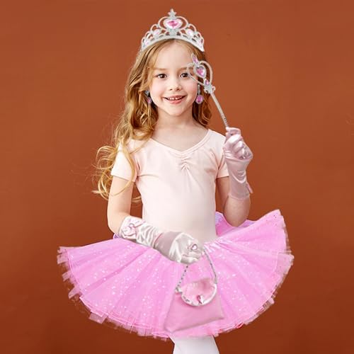 ADCARE Princess Cape Set for Girls appraisal Kids Halloween Party Dressing Up