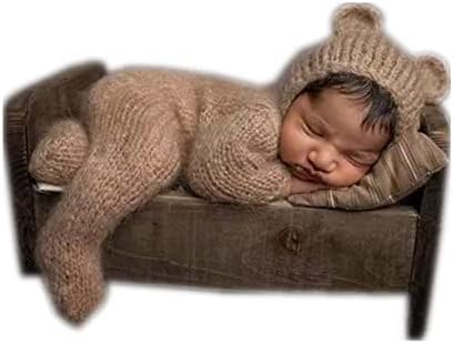 Vemonllas Mohair Baby Costume Set for Photography