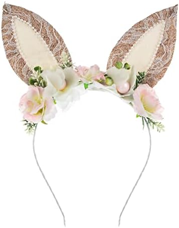 Merroyal Bunny Ears Headband