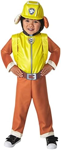 officially licensed Rubies Toddler Paw Patrol Rubble Clothing includes action figure