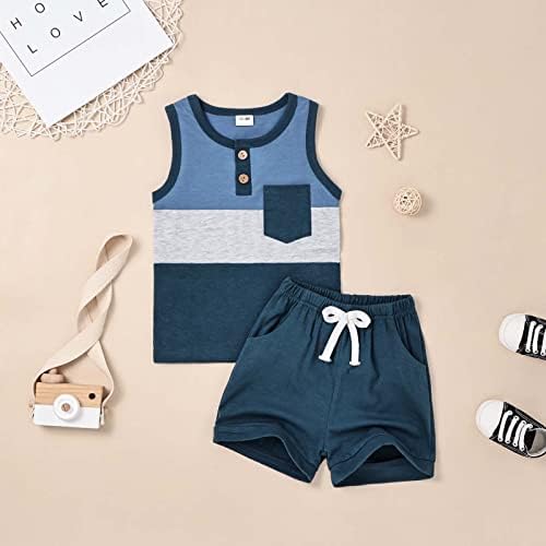 FOCUTEBB Summer T-Shirt Shorts Set for Boys