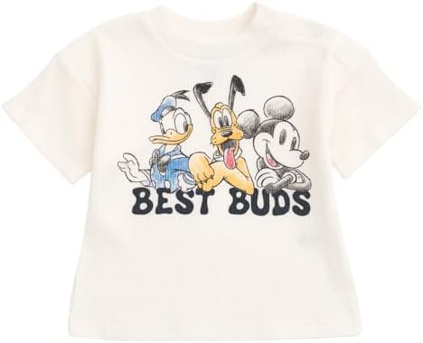 Disney Waffle Knit T-Shirt and Shorts Set for Babies
