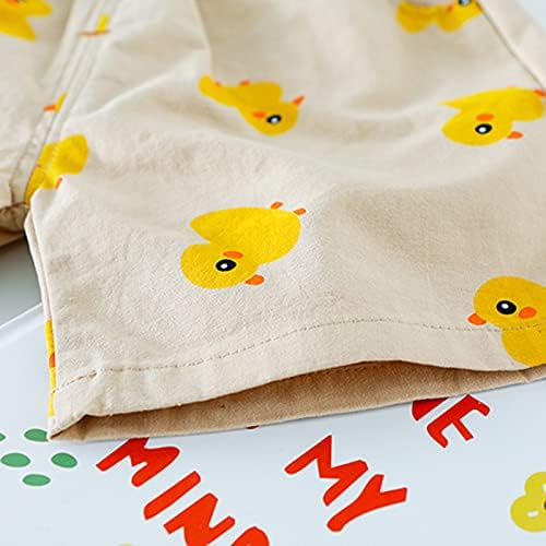 Cartoon Duck Print Toddler Adjustable Fit T-Shirt