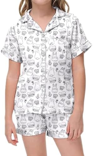 Floral Easter printed soft Silk Shorts for Kids