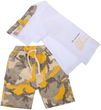 LIFKOME Boys Summer Outfit Set - Trendy Comfortable