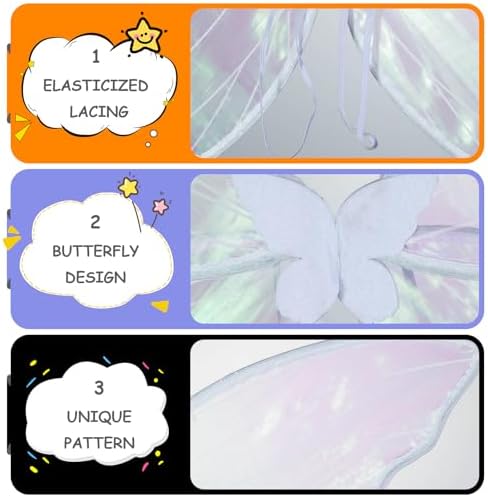Enchanting Fairy Wings Set for Adults Girls