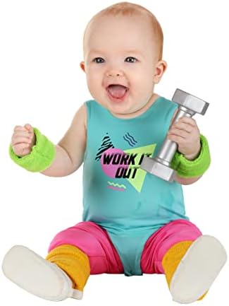 Back to 80s Baby Workout Costume