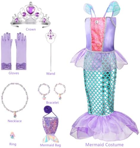 Meland Little Mermaid Dress Set