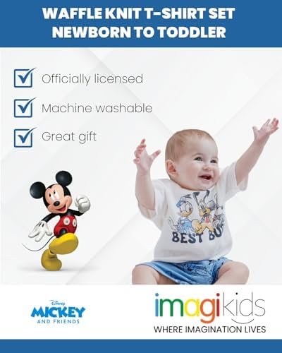 Disney Waffle Knit T-Shirt and Shorts Set for Babies