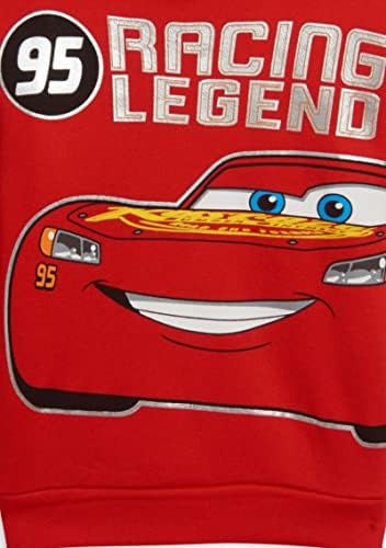 Disney Pixar Cars Lightning McQueen Fleece Hoodie Pants Set 1