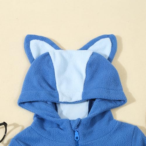 Cartoon Blue Dog Costume for Toddler Halloween Cute Comfortable