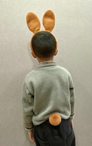 Easter Bunny Headband Tail Costume