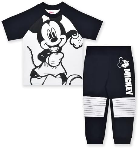 Disney Mickey Mouse Boys u20182-Pieceu2019 T-Shirt and Pants Set