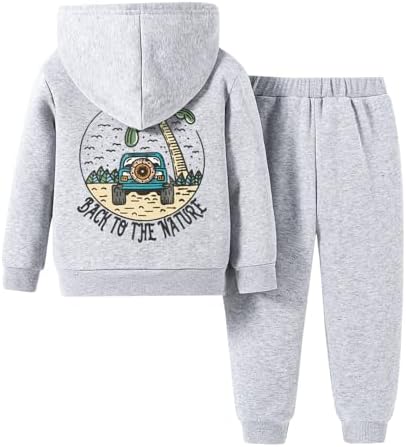 Nivne TCO Toddler Boys Clothing Set Winter Hoods Pulleys for Little Boys