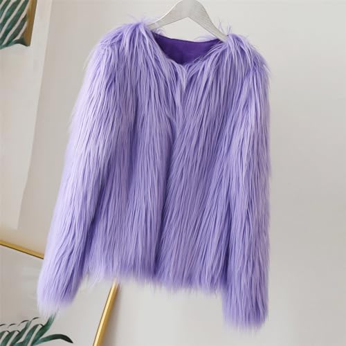 Kids Faux Fur Vest Coat - Thick Warm Fleece Jacket for Toddler Girls
