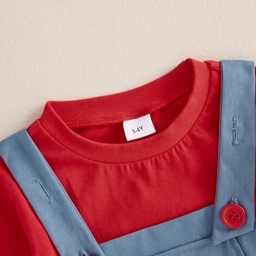 Toddler Girl Fall 2Pc Striped Top Denim Pant Outfit