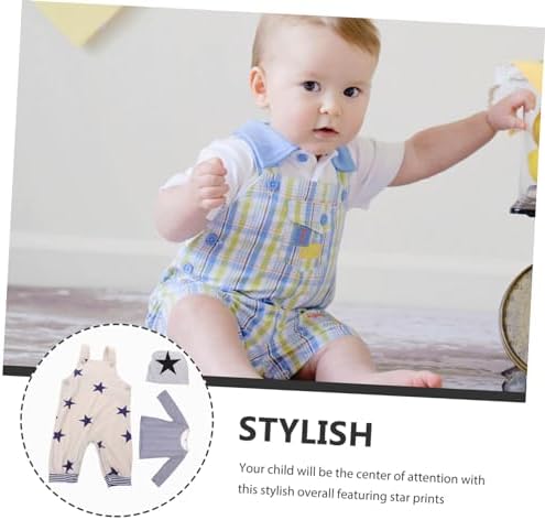 LIFKOME Spring Overall Trousers Suit for Boys