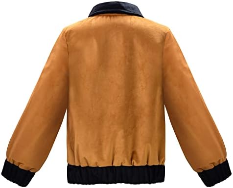 ReliBeauty Aviator Costume Kids Girls Historical Costume - Yellow