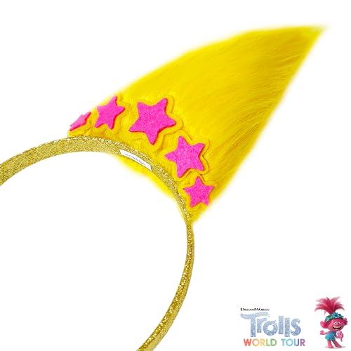 LUV HER Kids Trolls World Tour Headband with Wig