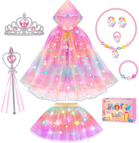 DOLNOW Princess Dress Up Set for Girls