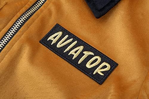 ReliBeauty Aviator Costume Kids Girls Historical Costume - Yellow