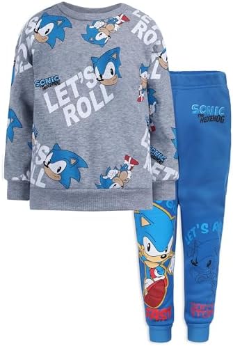 SEGA Sonic the Hedgehog Boys 2-Piece sweatshirt and pants set