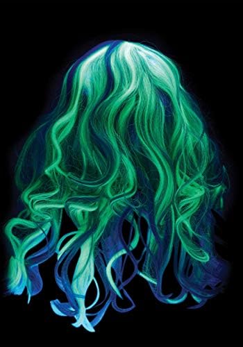 Glow-in-the-Dark Trick-or-Treat Wig for Girls
