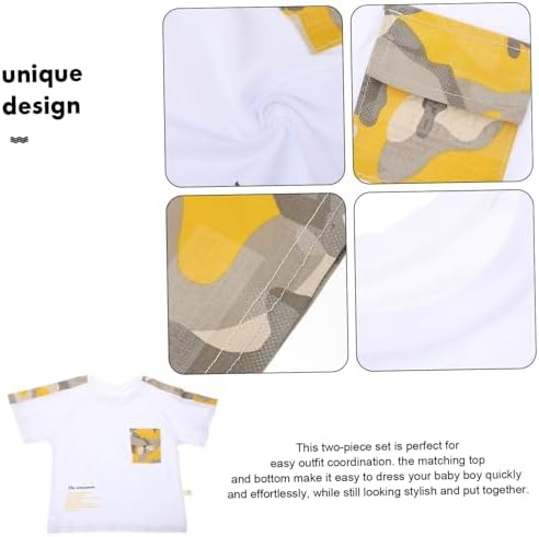 KESYOO Boys Summer Set Trendy T-Shirt Pants for Maximum Coolness