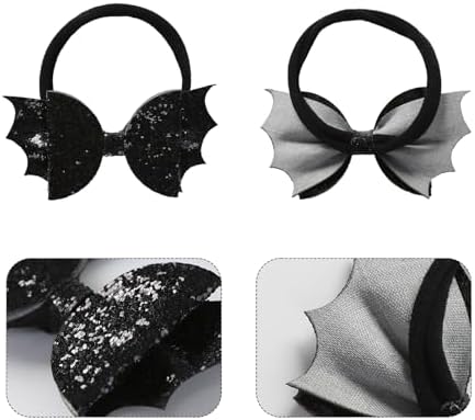 JiaDuo Halloween Bat Costume for Kids Black Wing and Bow Headband
