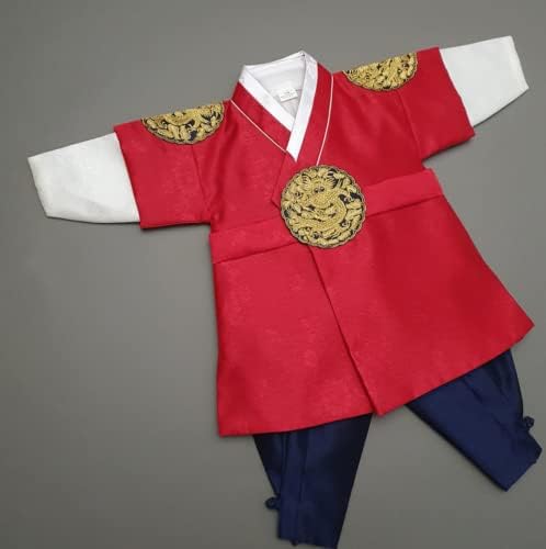 Korean Boy Gold Embroidery Hanbok