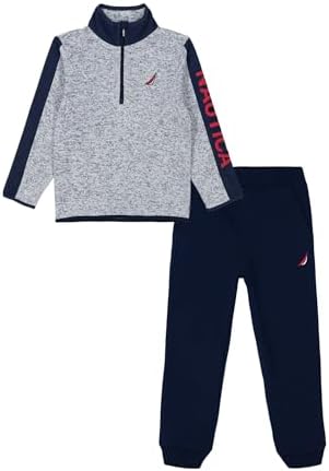 Nautica Boys Polar Fleece 12 Zip 2pc Set