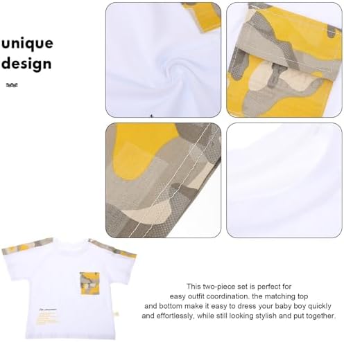GALPADA Lightweight Toddler T-Shirt and Pants Set for Summer Adventure 80