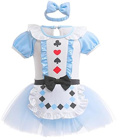 Baby Girls Princess COSTUME ROMPER Dress wHeadband Halloween Party Outfit