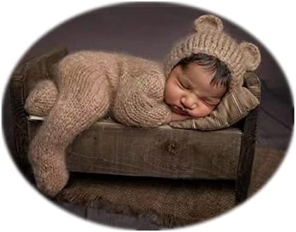 Vemonllas Mohair Baby Costume Set for Photography
