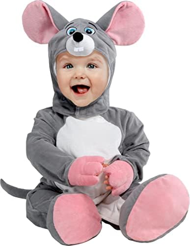 Rubies Childs Forum Mouse Costume Jumpsuit Headpiece for 6-12 Months