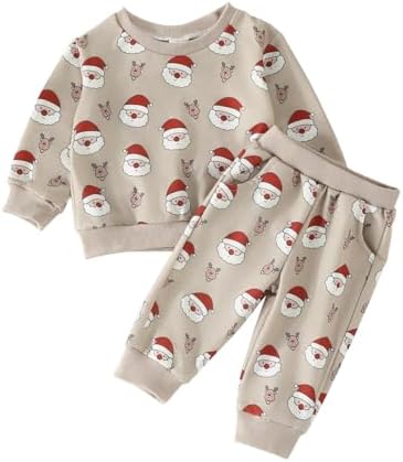 christmas baby outfit boys and girls 6-12 months