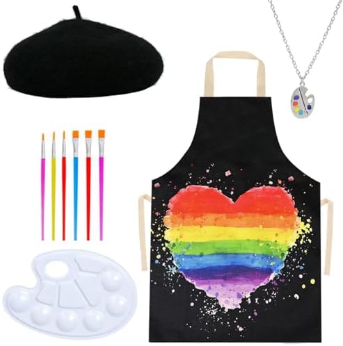 Matiniy Artist Costume Accessories Set 6-Piece Painters Essentials