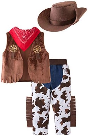 LXKIKMM Mays Baby Western Costume Set for Boys