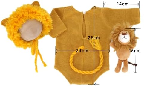 Step into the Jungle Vemonllas Knitted Lion Costume for Baby
