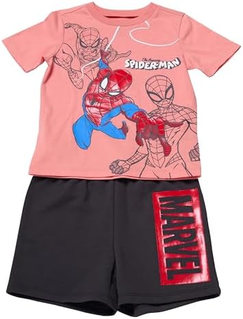 Action Spider-Man Boys T-Shirt and Shorts