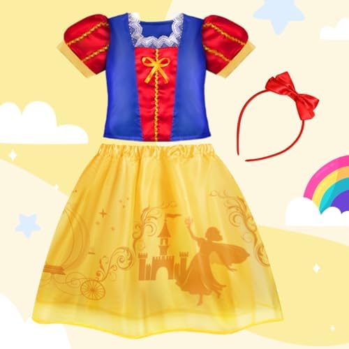 Meland Princess Dress Up Box 4 Set Validating Role Play for Girls