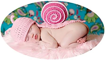 Sihgrog Newborn Baby Snail Adjustable Photography Outfits for Boys and Girls