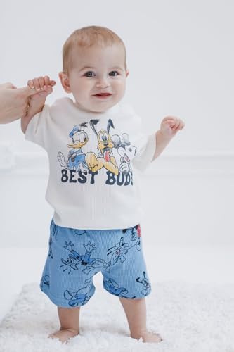 Disney Waffle Knit T-Shirt and Shorts Set for Babies