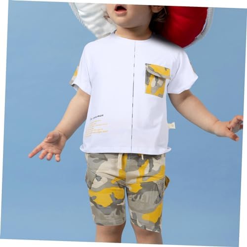 Stylish Camouflage Boys Summer Outfit Set for Ages 5-12