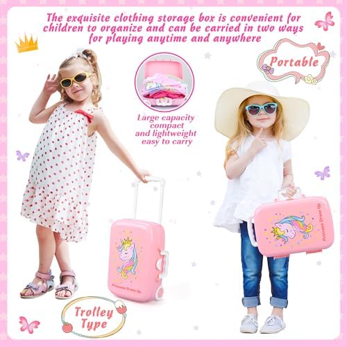 Princess Mermaid Play Costumes 16-Piece Set for Kids