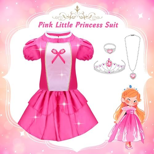 Princess Mermaid Play Costumes 16-Piece Set for Kids